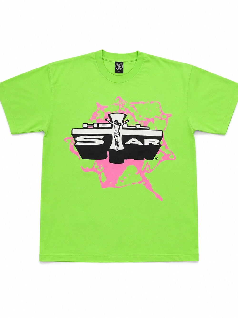 STAR Logo Graphic Tee - Neon Green